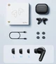 SoundPeats Q3 Pro black навушники бездротові Bluetooth 6.0 вакуумні чорні ANC - зображення 5