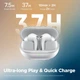 SoundPeats Air5 Pro white навушники бездротові Bluetooth TWS вакуумні білі AptX Lossless AI ANC HiRes - зображення 5