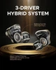 SoundPeats H3 Luxury HiFi навушники бездротові Bluetooth TWS titanium вакуумні LDAC AI ANC HiResHybrid 1DD + 2BA - зображення 6