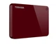 Накопичувач зовнішній HDD 2.5" USB 2.0 TB Toshiba Canvio Advance Red (HDTC920ER3AA) - зображення 2