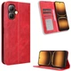 Чехол-книжка Deexe Retro Style для Infinix Smart 20 - Red - изображение 2