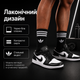 Носки Adidas высокие спортивные 24 пар размер 41-44 черные с белым логотипом и полосками длинные носки для тренировок, спортзала - изображение 4