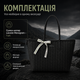 Шоппер Lacoste Monogram 46×33.5 см черный женский на молнии с фирменной лентой, монограммным принтом, длинными ручками и вместительный тоут для города и работы - изображение 5