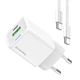 Зарядное устройство ColorWay CH-S055PDC 35W GaN mini PD Port PPS USB (Type-C PD + USB QC4.0) cable Type-C - зображення 1