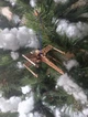 Модель Snowflake Wing С Новогодним Орнаментом 10 См Золотой 3D-Печать - изображение 3