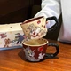 Большая керамическая чашка "Том и Джерри" Tom and Jerry – милая чашка с ложечкой для завтрака 530 мл (Спайк) - изображение 7