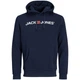 Худі JJECORP OLD LOGO SWEAT HOOD NOOS Jack & Jones 12137054-Navy Blazer XL Синій (5713738735087) - изображение 7