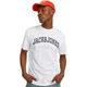 Футболка JJECALEB VARSITY TEE SS O-NECK NOOS Jack & Jones 12257579-White XL Білий (5715602681605) - изображение 1