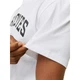 Футболка JJECALEB VARSITY TEE SS O-NECK NOOS Jack & Jones 12257579-White XL Білий (5715602681605) - изображение 5