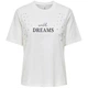 Футболка ONLJOLLY S/S BOXY PRINT TOP JRS ONLY 15356166-Cloud Dancer XS Білий (5715731909052) - изображение 1