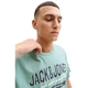 Футболка JJELOGO TEE SS O-NECK 2 COL SS26 SN Jack & Jones 12288016-Mineral Blue M Бірюзовий (5715830432611) - изображение 4