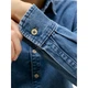 Сорочка з довгим рукавом JJESTANLEY JJSHIRT AT 021 NOOS Jack & Jones 12289227-Blue Denim S Синій (5715829867004) - изображение 5