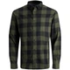 Сорочка з довгим рукавом JJEGINGHAM TWILL SHIRT L/S NOOS Jack & Jones 12181602-Dusty Olive L Зелений (5714917884701) - изображение 7