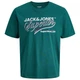 Футболка JJELOGO TEE SS O-NECK 2 COL SS26 SN Jack & Jones 12288016-Atlantic Deep M Блакитний (5715830432499) - изображение 7