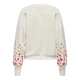Світшот ONLBROOKE L/S O-NECK FLOWER SWT NOOS ONLY 15216364-Cloud Dancer XS Білий (5715833428581) - изображение 6