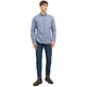 Сорочка з довгим рукавом JJECLASSIC MELANGE SHIRT LS NOOS Jack & Jones 12235974-Faded Denim XL Сірий (5715423556779) - изображение 2