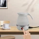 Силиконовый электрочайник дорожный 600 мл складной Hoffmans Electronics HM-2546 Быстрозакипающий чайник Серый - изображение 8