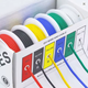 Кабель 28AWG 6 кольорів по 10 м провід 0,08 мм², мідь у силіконовій ізоляції, багатожильний, - зображення 3