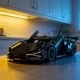 Машинка конструктор на пульті керування Lamborghini CyberPunk чорний, масштаб 1:14 - зображення 3