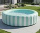 Детский надувной бассейн Intex 56182, 168х53 см, объем воды 770 л, для детей от 3 лет, с современным дизайном из прочного трехслойного ПВХ, мятный - изображение 1