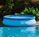 Надувной круглый бассейн Intex Easy Set 28122, 305х76 см, для семейного отдыха, на 3854 л, из качественного ПВХ, трехслойный, с фильтр-насосом, голубой - изображение 7