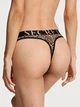 Жіночі трусики стрінги Victoria's Secret Exploded Logo Cotton Thong Panty S (Леопардовий принт) - изображение 2