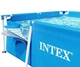 Прямоугольный каркасный бассейн Intex 28271, 260х160х65 см, прочный металлический каркас, трехслойный ПВХ, идеален для всей семьи, голубой - изображение 5