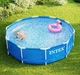 Каркасный круглый бассейн Intex 28200, 305х76 см, объем воды 4485 литров, из качественного ПВХ, для взрослых и детей, со сливным клапаном для удобства, голубой - изображение 2