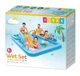 Надувной игровой центр Intex 57161 "Приключения в джунглях", из двух раздельных бассейнов, для детей от 3-х лет, 257х216х84 см, голубой - изображение 10