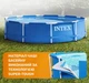 Каркасный круглый бассейн Intex 28200, 305х76 см, объем воды 4485 литров, из качественного ПВХ, для взрослых и детей, со сливным клапаном для удобства, голубой - изображение 10