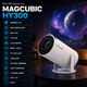 Міні 4K проектор MAGCUBIC HY300 - зображення 4