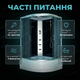 Душевой бокс Vivia 215х110x110см угловой гидробокс поддон 42см гидромассажная кабина полукруглая тропический душ - изображение 4