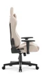 Геймерське крісло Hell's Chair HC-2000 Beige Black тканина - зображення 3