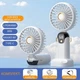 Вентилятор аккумуляторний JX-995 з 5 швидкостями Синий - изображение 6