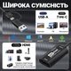 2в1 внешняя карта видеозахвата с HDMI на Type-C и USB-A интерфейсы Addap VCC-06, для записи, стриминга и оцифровки видео, 4K - изображение 7