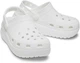 Підліткові сабо для дівчинки на платформі Crocs Classic Cutie Clog K Wooden 36-37 J4 Білі (206991) - зображення 5