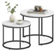 Zestaw stolików kawowych ModernHome by Multistore Loftowy design 2 szt (5903332075850) - obraz 2