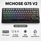 Клавіатура механічна Mchose G75 V2 Black Gradient 75% Tri-Mode 8000 Гц RGB - изображение 1