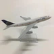 Колекційна металева лита модель пасажирського літака 1:400 Boeing 747 United Airlines 16 см - зображення 8