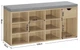 Тумба для взуття ModernHome by Multistore 10 полиць Коричнева (5903332086580) - зображення 3