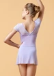 Купальник з коротким рукавом і спідницею KRISTI мікрополіамід+сітка, lilac, 140см - изображение 2
