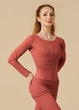 Рукави розігрівочні закриті VANESSA rayon rib knit, dusty rose, ML - зображення 2