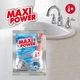 Набор гранулированного средства Maxi Power для очистки труб с теплой водой 80 г 4 шт (2000064266570) - изображение 3