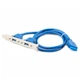 Планка расширения Cablexpert CC-USB3-RECEPTACLE, 0.4 м. - 380655 - изображение 2
