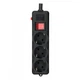 Сетевой удлинитель Gembird Pro SPG3-G-6B-PRO, 1.8 м., Черный - 420069 - изображение 1
