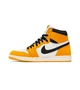 Чоловічі шкіряні кросівки Jordan 1 Retro High OG DZ5485-701 високі білі з жовтим Розмір 43 - зображення 3
