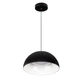 Люстра підвісна світлодіодна LED Levistella 781PL3956 (300) BK+WH чорна + білий - зображення 1