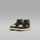 Дитячі кросівки JORDAN 1 RETRO HIGH FD1413 071 шкіряні зручні чорні з золотистим Розмір 23.5 - зображення 4