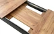Stół jadalniany rozkładany ModernHome by Multistore 120 - 160 x 80 cm Dąb Craft (5903332095384) - obraz 4