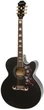 Gitara elektroakustyczna Epiphone J-200EC Studio Solid Top Fishman Sonitone BK Black - obraz 1